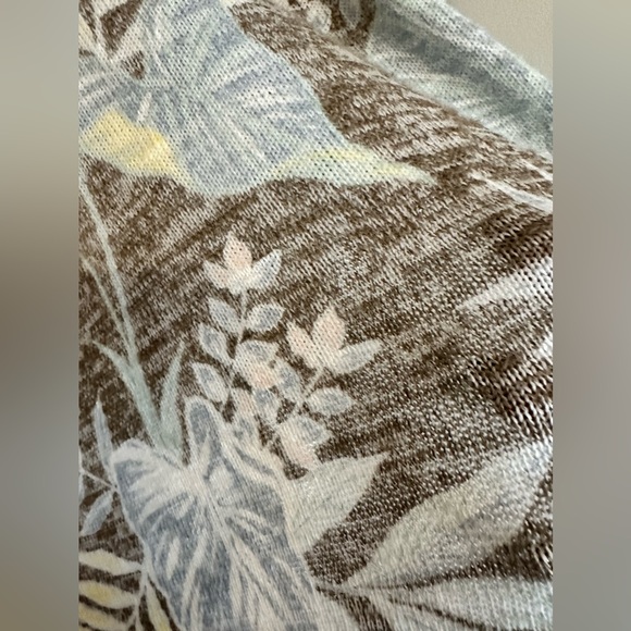 Torrid slub knit tropical print duster size 2 - Picture 4 of 6
